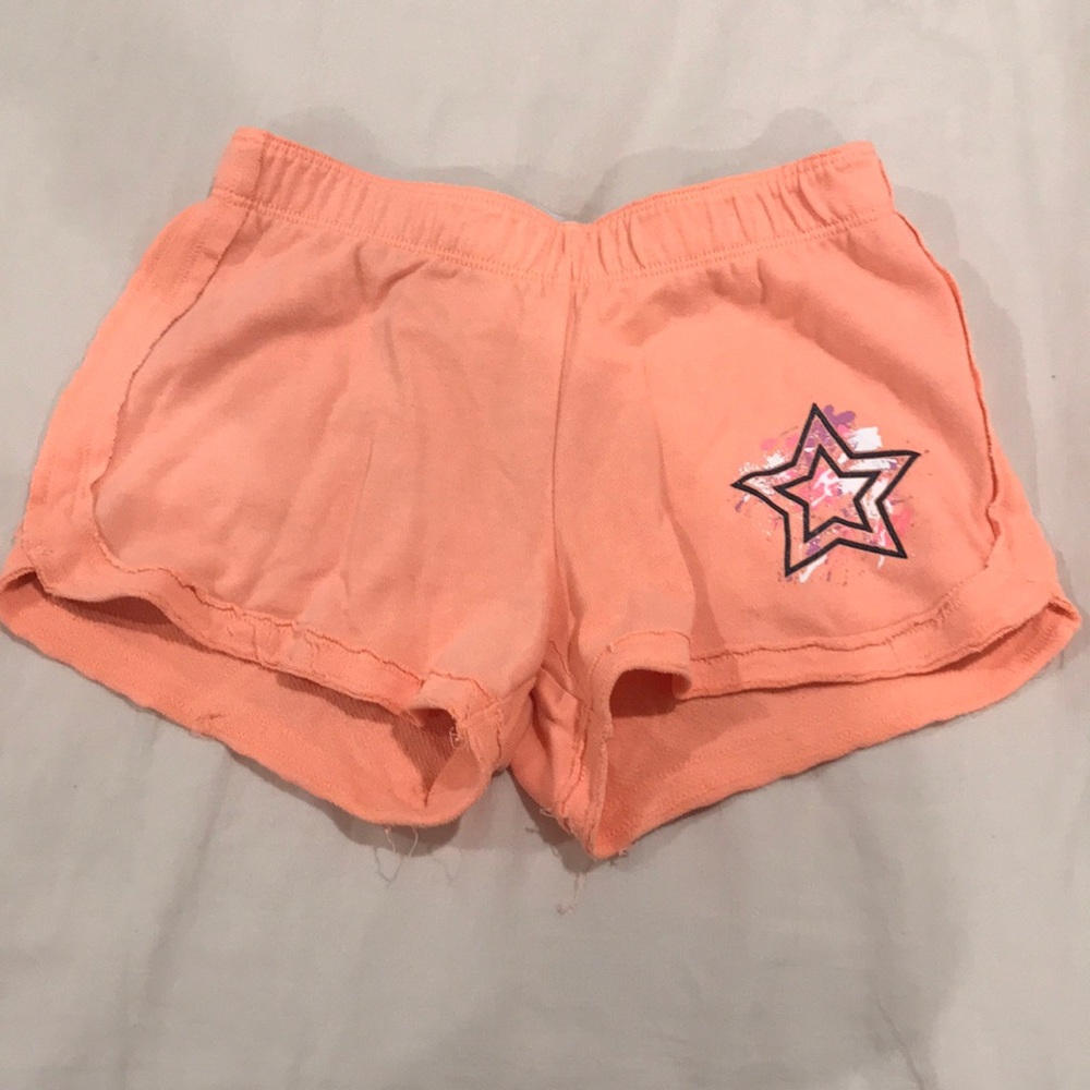 Justice shorts “gymnast” for girls